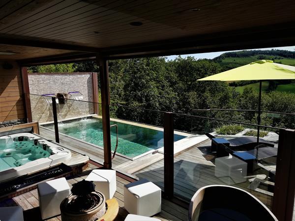 Grote foto ardennen unieke wellness chalet in durbuy te huur vakantie belgi