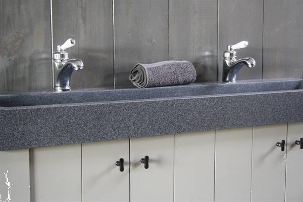 Grote foto landelijk badkamermeubel grijs met dubbele spoelbak graniet huis en inrichting complete badkamers