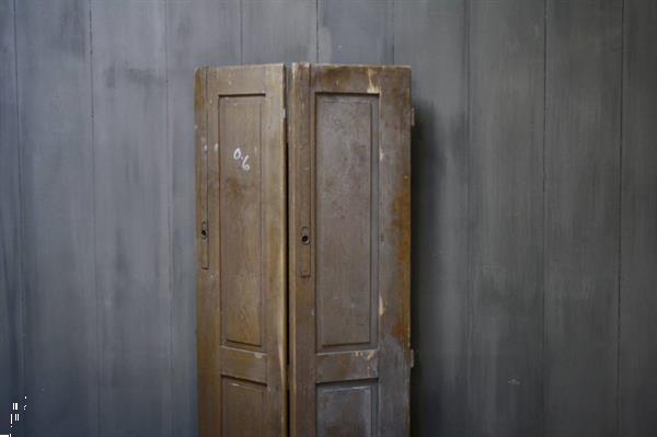 Grote foto roomdevider dubbel luik oud hout frans 178 x 80 cm antiek en kunst curiosa en brocante