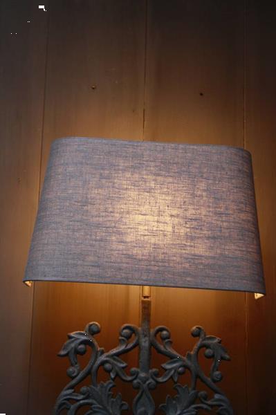 Grote foto lampvoet orlanda ijzer grijs h70 cm huis en inrichting tafellampen