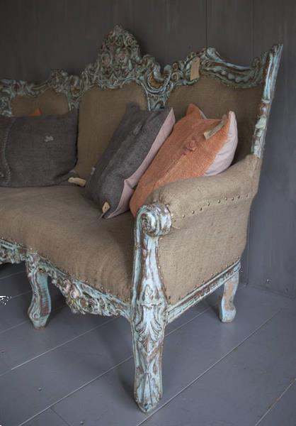 Grote foto barok 3 zits bankstel ibiza stijl met houtsnijwerk huis en inrichting bankstellen