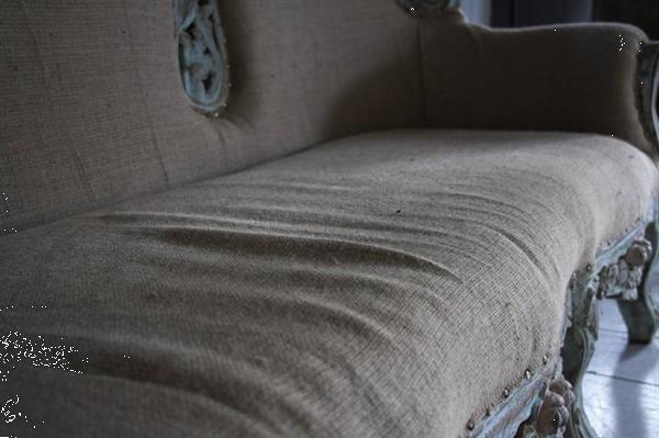 Grote foto barok 3 zits bankstel ibiza stijl met houtsnijwerk huis en inrichting bankstellen