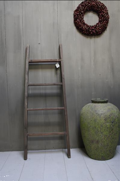 Verkocht Oud Houten Badkamer Decoratie Ladder 140 Cm Kopen Woningdecoratie