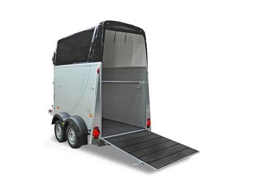 Grote foto humbaur single diverse opties aluminium trailer dieren en toebehoren trailers