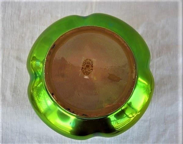 Grote foto zsolnay art nouveau vaas in groen eosin antiek en kunst keramiek en aardewerk