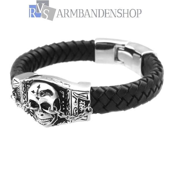 Grote foto div rvs skull biker harley doodskop ring armband sieraden tassen en uiterlijk ringen voor hem