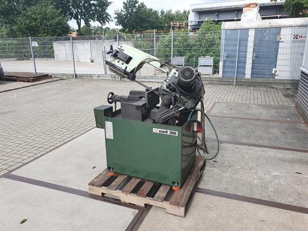 Grote foto carif 260 bsa bandzaagmachine met hydraulische klemming halfautomaat doe het zelf en verbouw zaagmachines