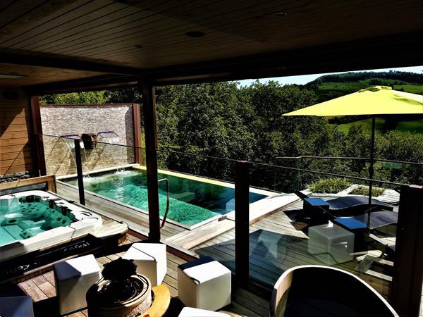 Grote foto durbuy ardennen chalet met uniek wellness lounge vakantie belgi