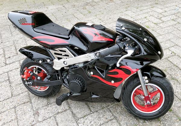 Grote foto pocketbike 49cc flame fietsen en brommers minibikes en midibikes