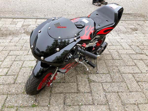 Grote foto pocketbike 49cc flame fietsen en brommers minibikes en midibikes