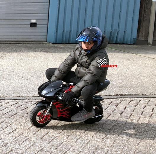 Grote foto pocketbike 49cc flame fietsen en brommers minibikes en midibikes