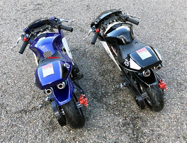 Grote foto pocketbike 49cc r6 fietsen en brommers minibikes en midibikes