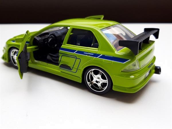 Grote foto mitsubishi lancer evo vii fast and furious 1 32 verzamelen speelgoed