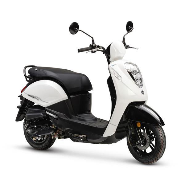 Sym Mio 50i (Zwart Wit) Bij Central Scooters Kopen €2248,00 Kopen | Scooters