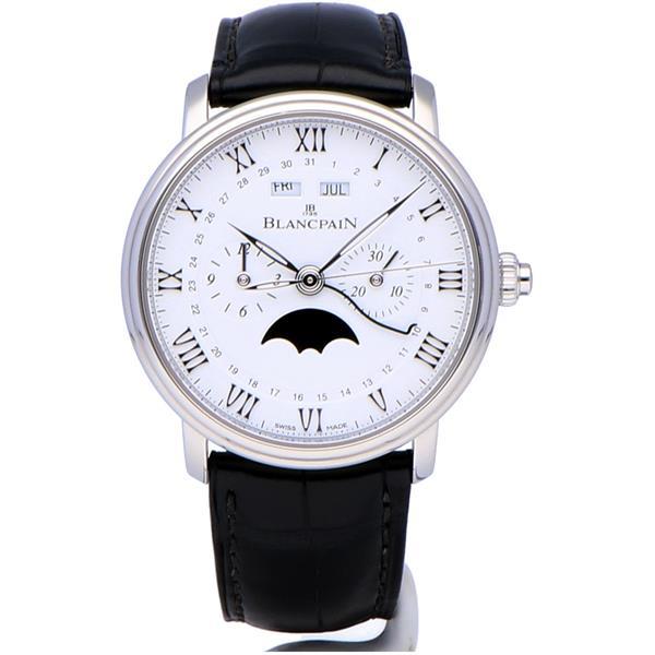 Grote foto blancpain horloge villeret 40mm single pusher chronograph kleding dames horloges