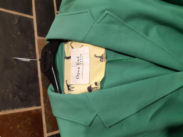 Grote foto groene blazer merk open end maat 52 kleding dames grote maten