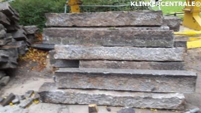 Grote foto 19294 authentieke granietbanden 170m1 grijs met spikkel opsl tuin en terras tegels en terrasdelen