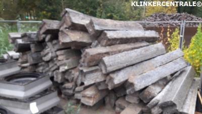 Grote foto 19294 authentieke granietbanden 170m1 grijs met spikkel opsl tuin en terras tegels en terrasdelen