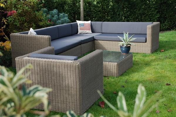 Grote foto loungeset kunststof riet rondwicker nu 1699 tuin en terras tuinmeubelen