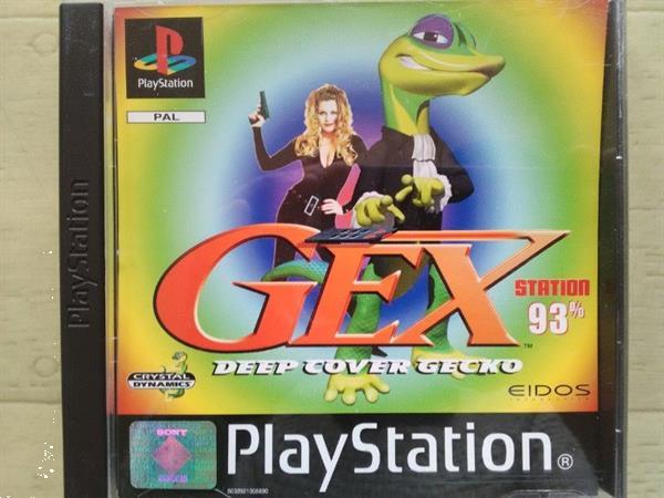 Grote foto ps1 gex deep cover gecko spelcomputers games playstation