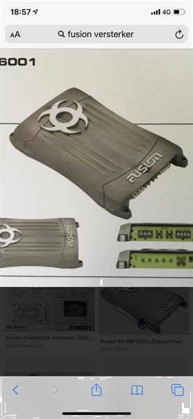 Grote foto fusion woofer en versterker auto onderdelen auto luidsprekers