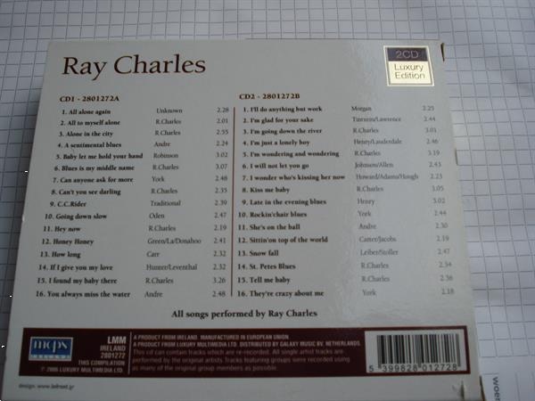 Grote foto album ray charles cd en dvd jazz en blues