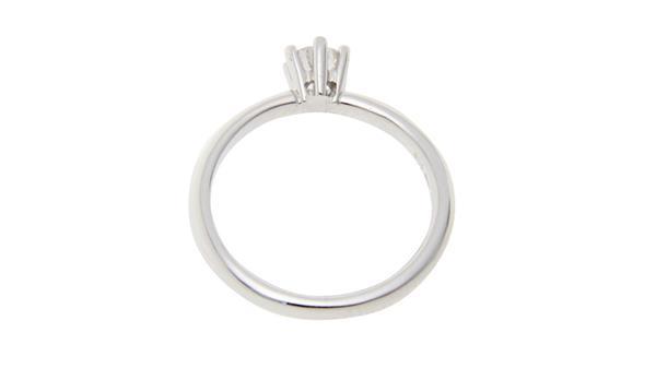 Grote foto witgouden solitair ring met diamant 0.33ct. 14 krt nieuw sieraden tassen en uiterlijk ringen voor haar