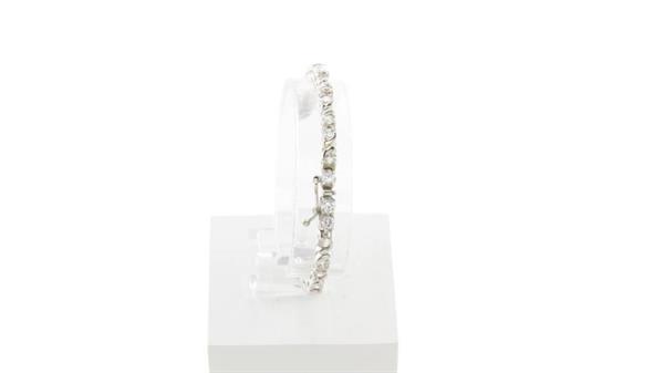 Grote foto witgouden armband met zirkonia 14 krt 599 sieraden tassen en uiterlijk armbanden voor haar