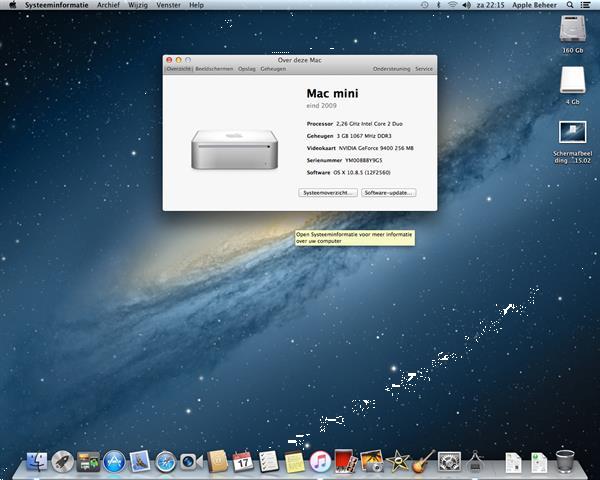 Grote foto te koop mac mini ym008b8y9g5 en sp. computers en software desktop pc