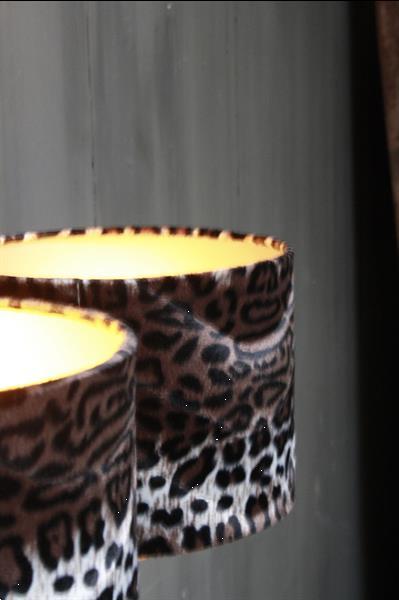 Grote foto vloerlamp 120 cm velvet luipaard panterprint huis en inrichting tafellampen