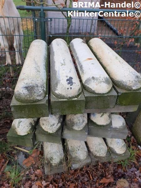 Grote foto 18x varkensruggen 100x20x20cm biggenruggen stootbanden wiels tuin en terras tuindecoratie