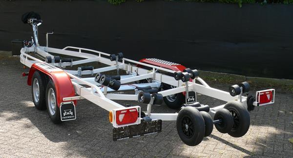 Grote foto freewheel ultra light boottrailer aluminium frame watersport en boten boottrailers