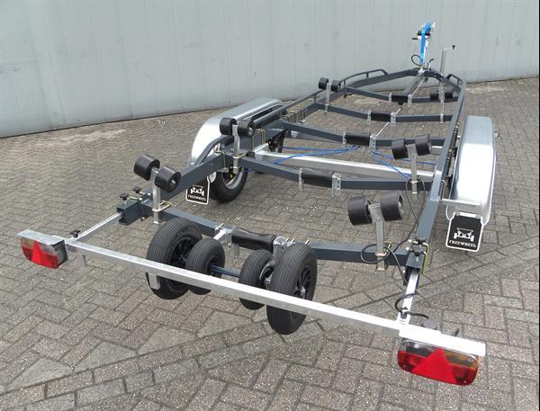 Grote foto freewheel ultra light boottrailer aluminium frame watersport en boten boottrailers