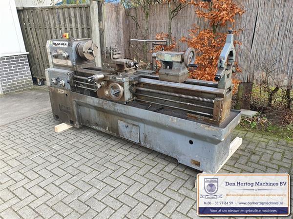 Grote foto excelsior akron 250 l draaibank lathe doorlaat 55mm doe het zelf en verbouw ijzerwaren en bevestigingsmiddelen