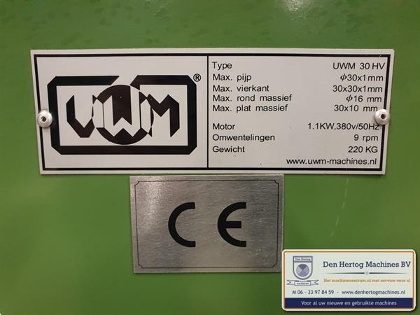 Grote foto uwm 30 hv profielwals as 30mm voetpedaal l r 400v doe het zelf en verbouw gereedschappen en machines