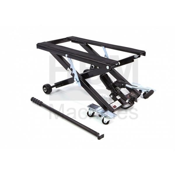 Grote foto zwarte motorlift harley lift universele lift auto onderdelen auto gereedschap