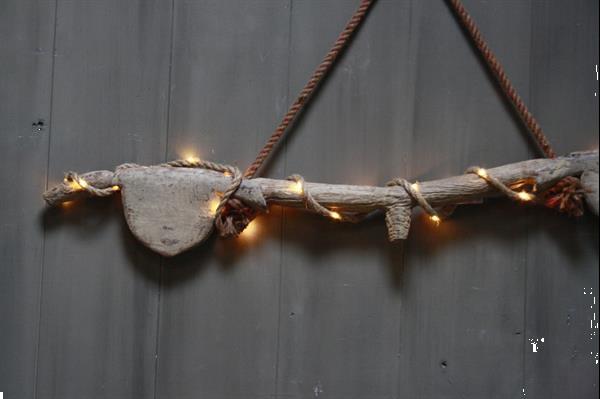 Grote foto hanglamp houten ornament met verlichting huis en inrichting overige
