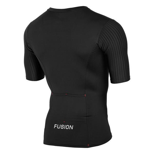 Grote foto fusion sli tri top short sleeve black size medium kleding heren sportkleding