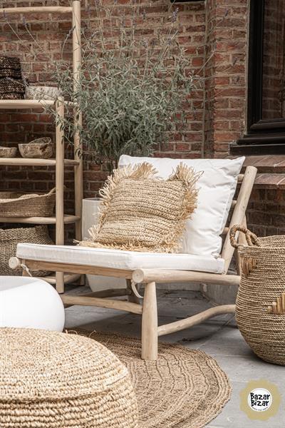 Grote foto island one seater natural white huis en inrichting stoelen