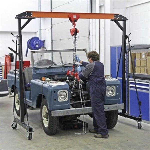 Grote foto hijsbok 2 ton doe het zelf en verbouw gereedschappen en machines