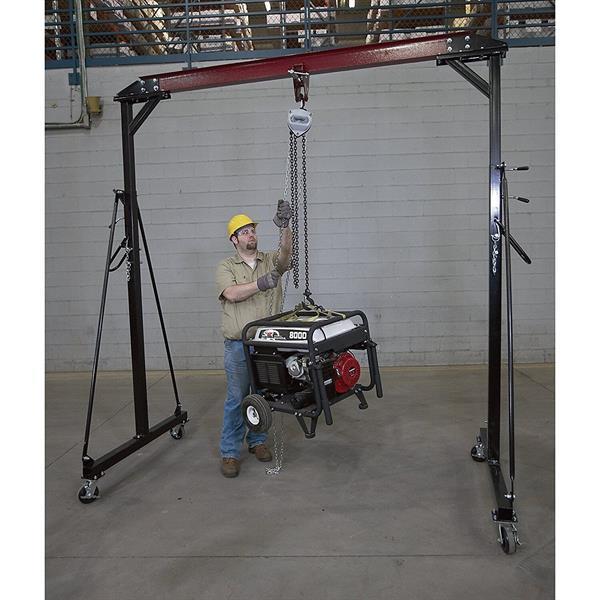 Grote foto hijsbok 2 ton doe het zelf en verbouw gereedschappen en machines