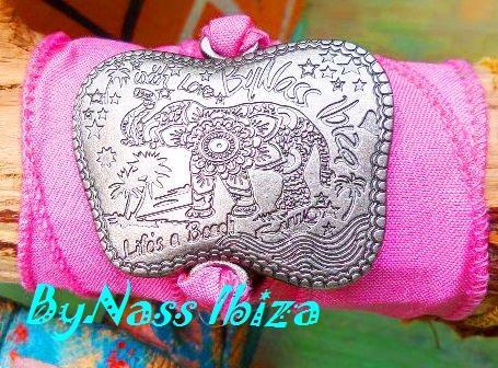 Grote foto bynass ibiza silk wrap bracelet elephant sieraden tassen en uiterlijk armbanden voor haar