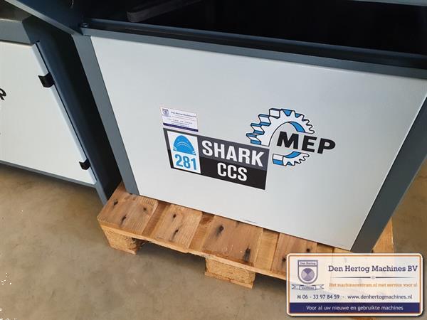Grote foto mep shark 281 ccs halfautom. 250mm bandzaag lintzaag metaal doe het zelf en verbouw zaagmachines