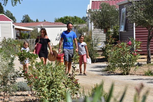 Grote foto gezellige familiecamping zuid frankrijk vakantie frankrijk