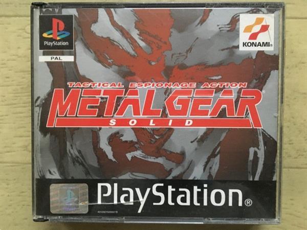 Grote foto ps1 metal gear solid demo disc spelcomputers games playstation