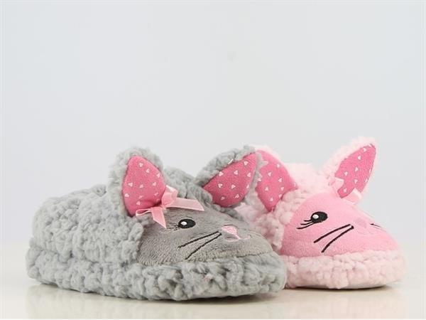 Grote foto sale 40 pantoffels muis grijs maat 28 t m 35 kinderen en baby schoenen voor meisjes