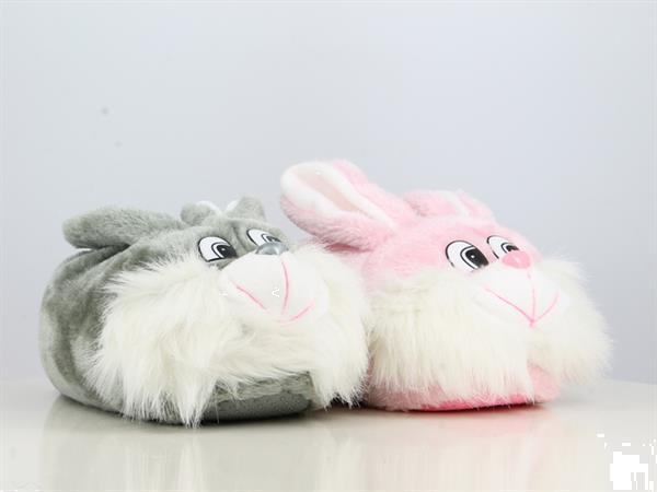 Grote foto sale 40 pantoffels muis grijs maat 28 t m 35 kinderen en baby schoenen voor meisjes