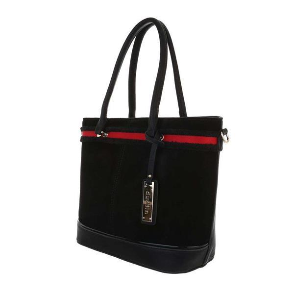 Grote foto mooie dames schoudertas dudlin ta 1330 29 black sieraden tassen en uiterlijk damestassen