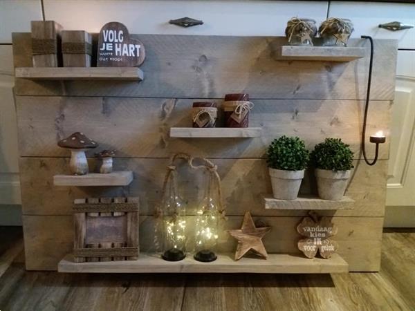 Grote foto steigerhouten wandbord vanaf 35 huis en inrichting overige huis en inrichting