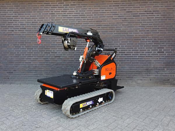 Grote foto bg lift m060 minihijskraan compactkraan bglift tuin en terras werktuigen